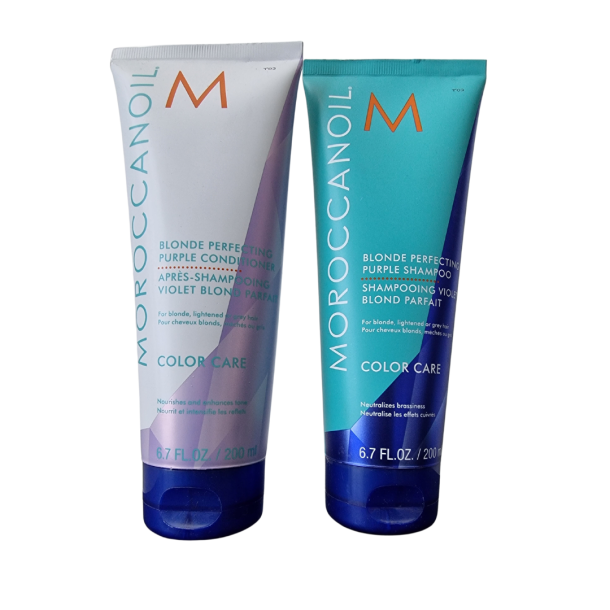 Moroccanoil Blonde Perfecting Purple Shampoo & Conditioner