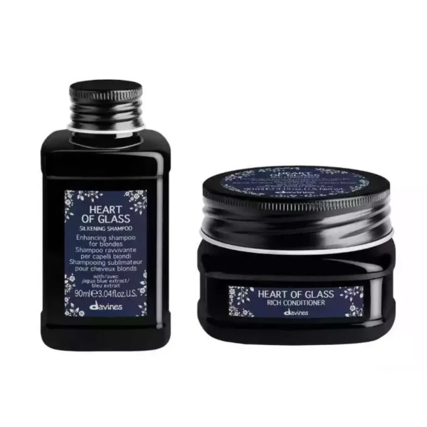 Davines Heart of Glass Silkening Shampoo & Rich Conditioner S�t
