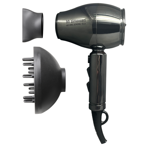 HH Simonsen XS Dryer incl. Diffuser - Gun Metal