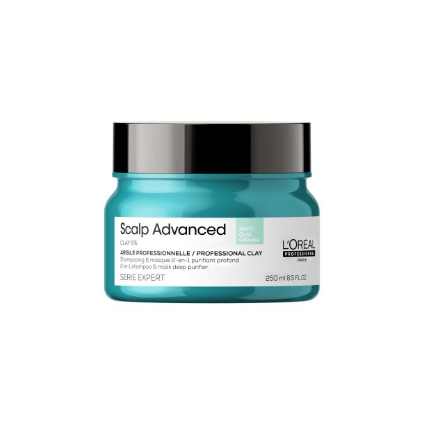 L'Oral Prof. Scalp Advanced Anti-Oiliness 2-in-1 Deep Purifier Clay 250ml