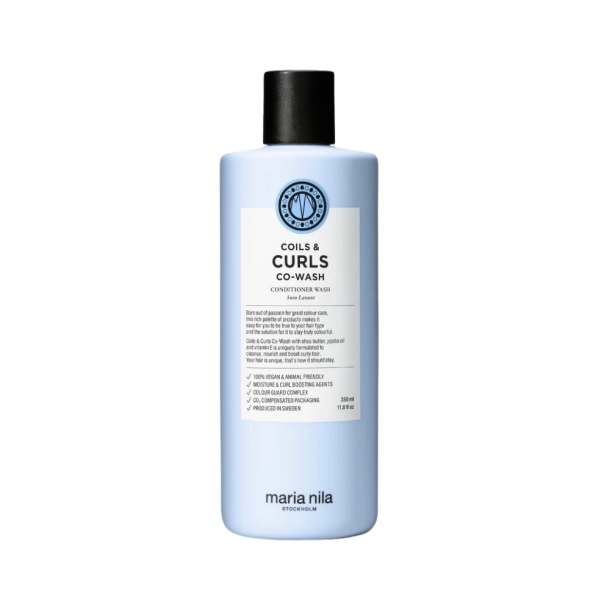 Maria Nila Co-Wash Curls | Vegansk Vaskebalsam til Krllet Hr Uden Sulfat 350ml