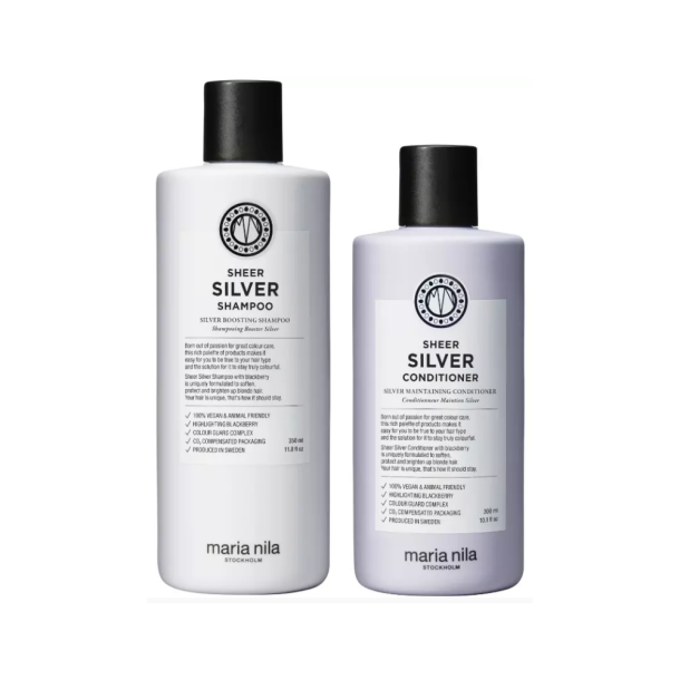Maria Nila Silver Shampoo & Conditioner St