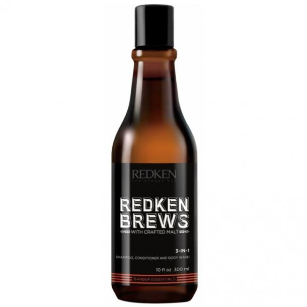 Redken Brews 3-in-1 Shampoo 300 ml