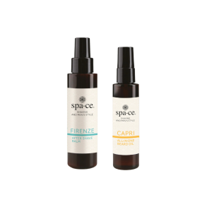 Spa-ce. Firenze after shave balm & Capri all in one beard oil