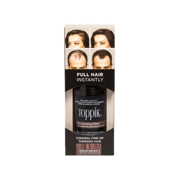 Toppik Hair Building Fibers 12 g - Medium Brown